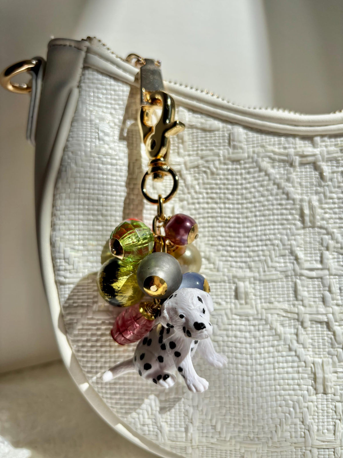 One-Of-A-Kind! Lenora Dame Dalmatian Puppy Bag Charm