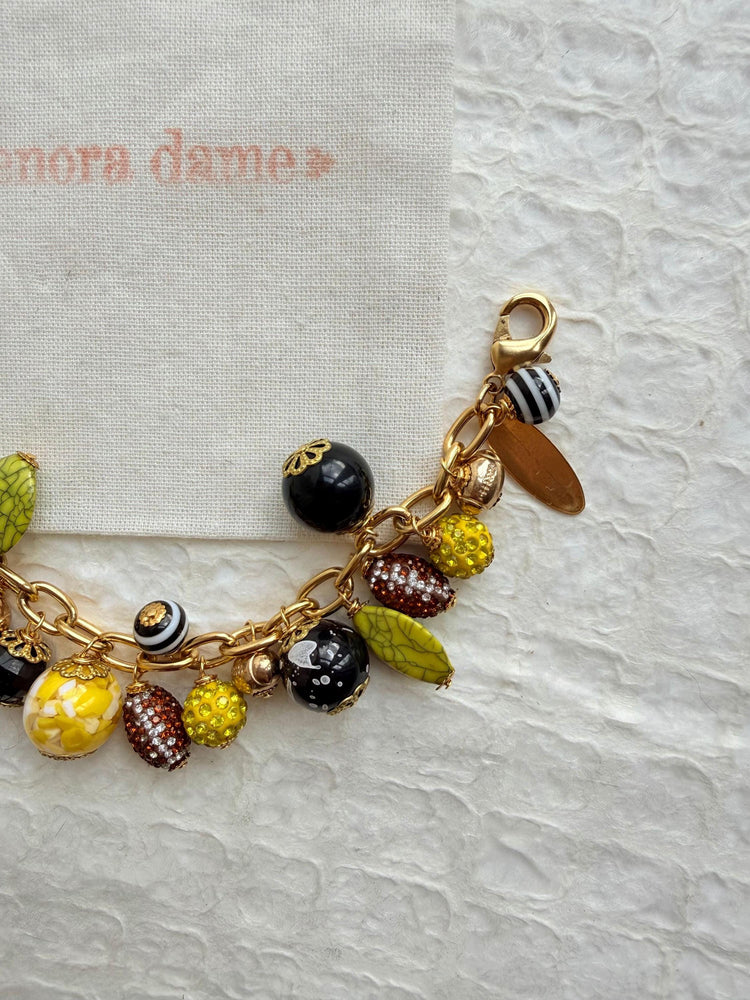 Lenora Dame Pittsburgh Football Charm Bracelet