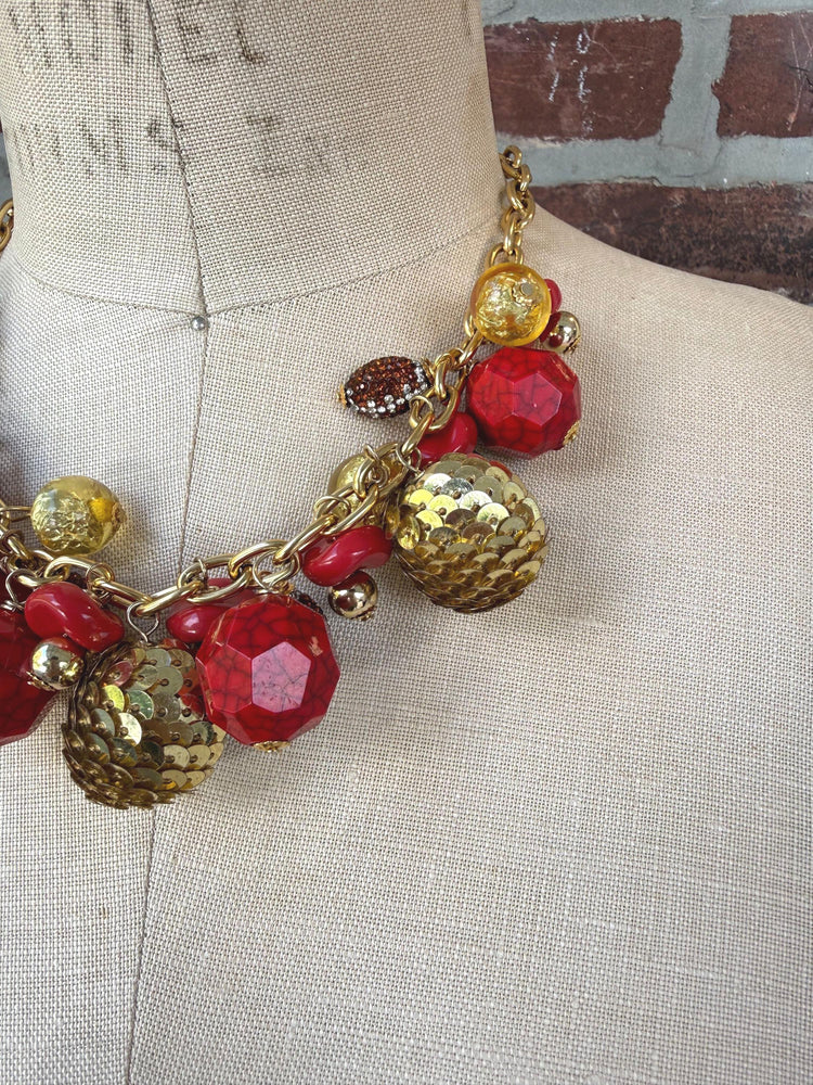 Lenora Dame Kansas City Football Bauble Necklace