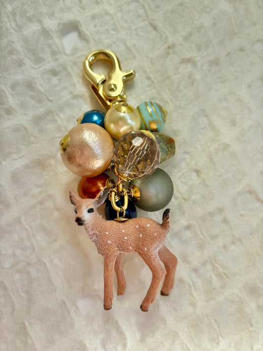 One-Of-A-Kind! Lenora Dame Fawn Bag Charm