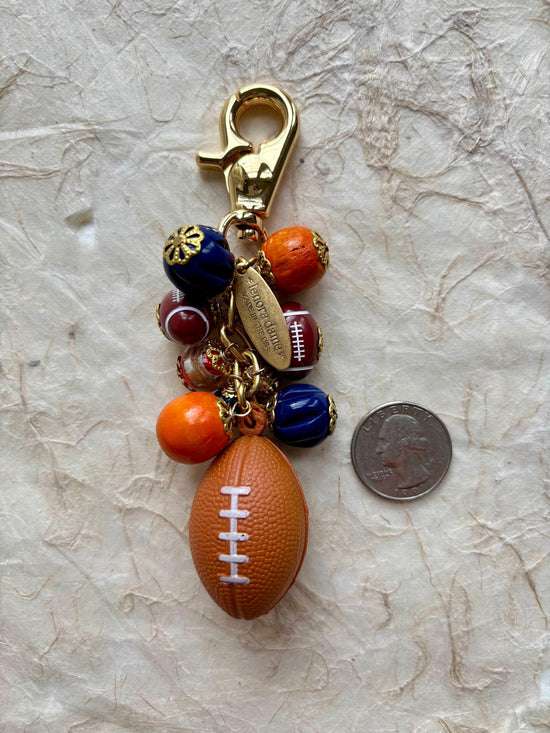 Lenora Dame Chicago Football Bag Charm