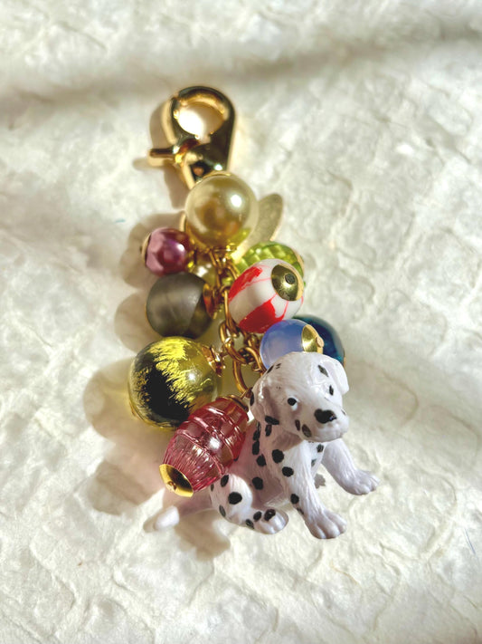 One-Of-A-Kind! Lenora Dame Dalmatian Puppy Bag Charm