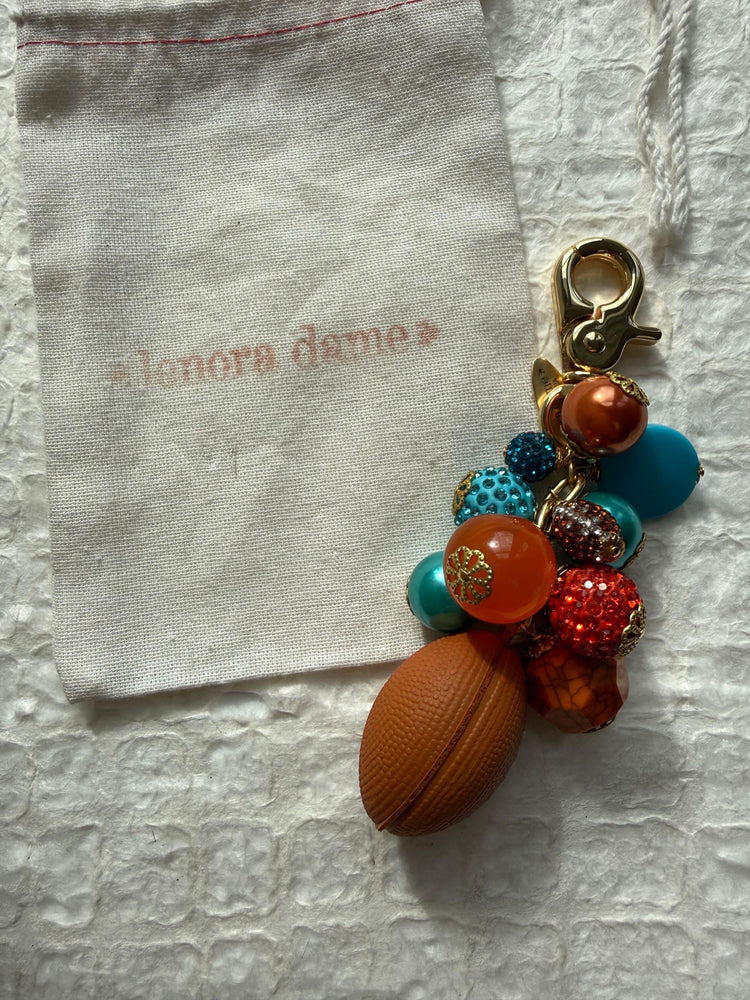Lenora Dame Miami Football Bag Charm