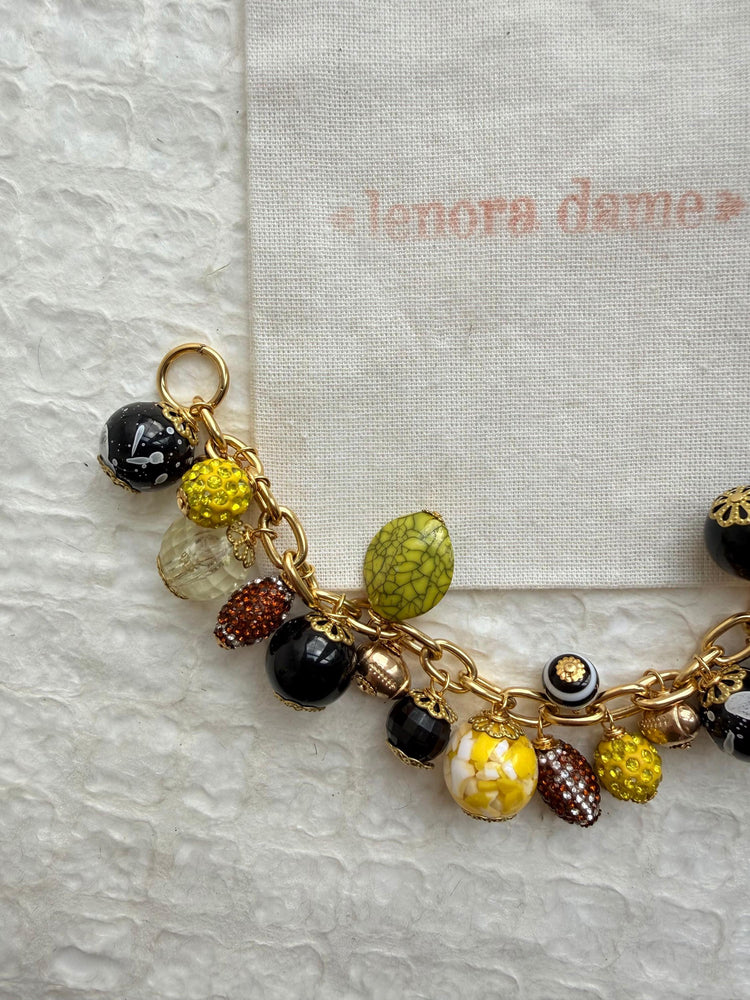 Lenora Dame Pittsburgh Football Charm Bracelet