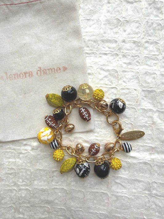 Lenora Dame Pittsburgh Football Charm Bracelet