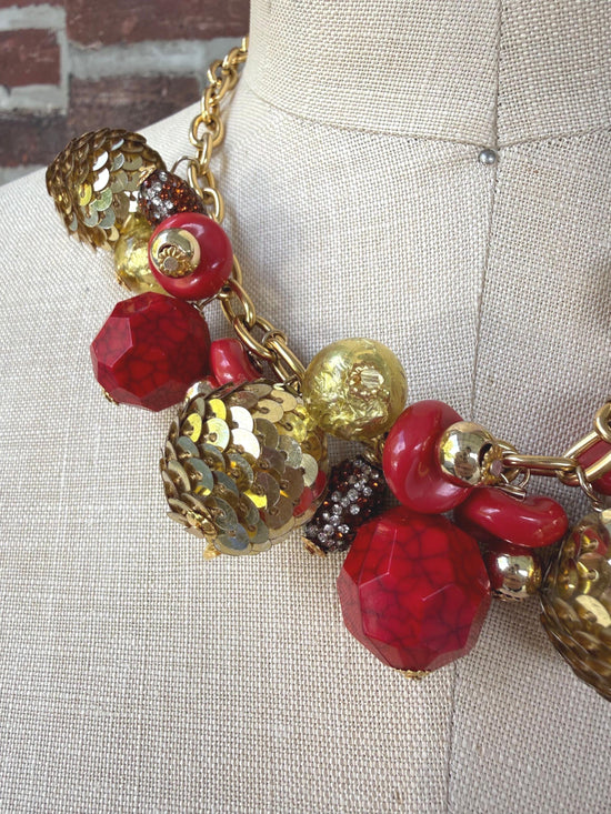 Lenora Dame Kansas City Football Bauble Necklace