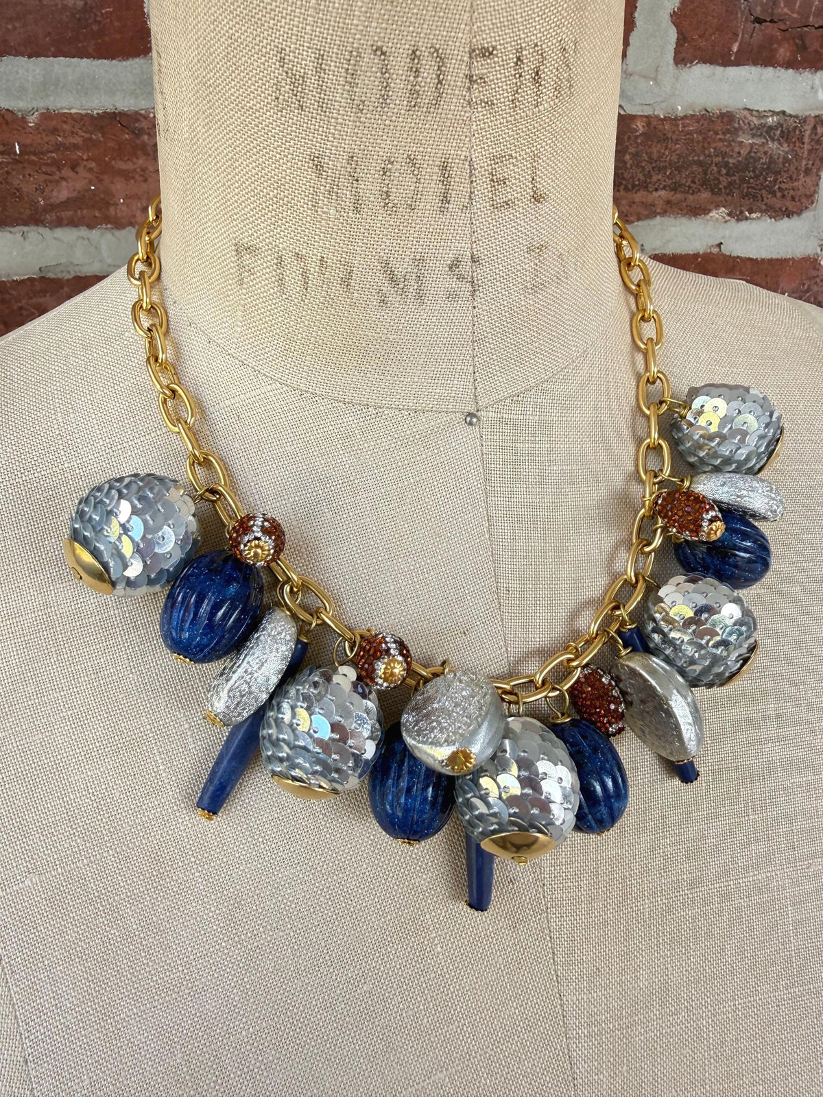 Lenora Dame Dallas Football Bauble Necklace