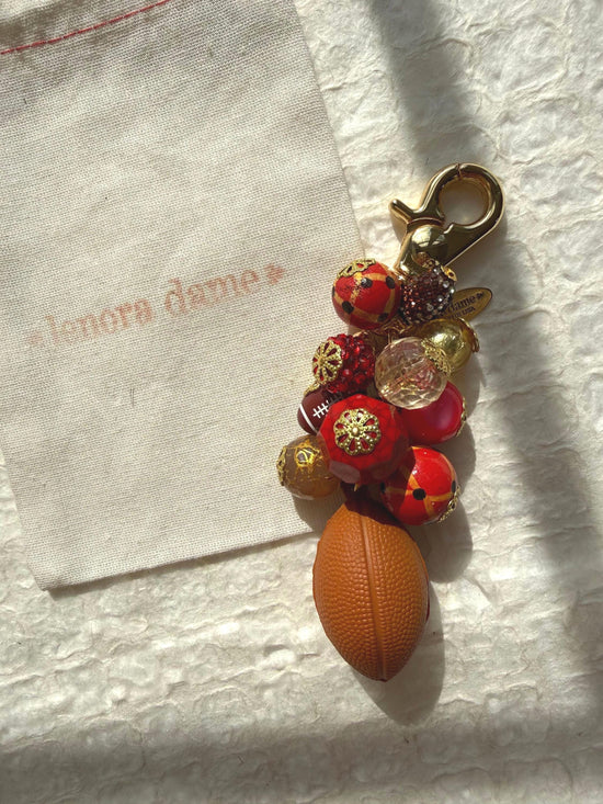 Lenora Dame Kansas City Football Bag Charm