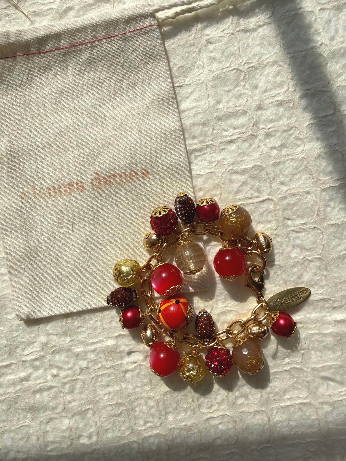 Lenora Dame Kansas City Football Charm Bracelet
