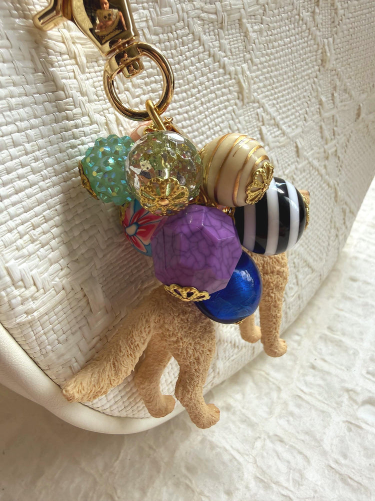 Lenora Dame Goldendoodle Bag Charm