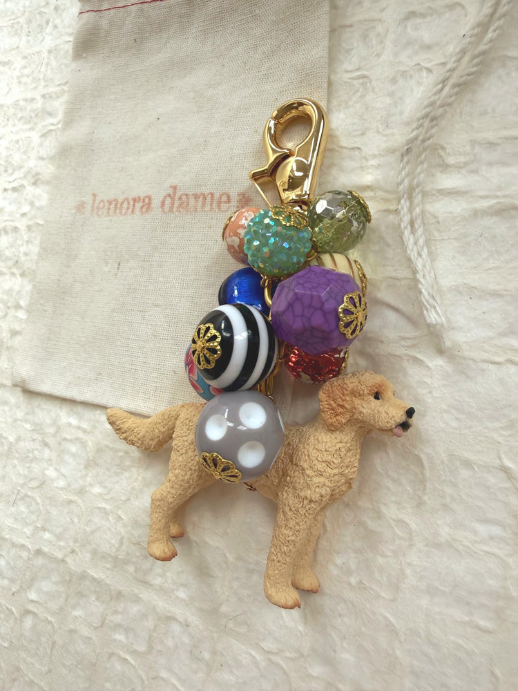 Lenora Dame Goldendoodle Bag Charm