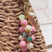 Lenora Dame Pearl and Agate Bag Charm