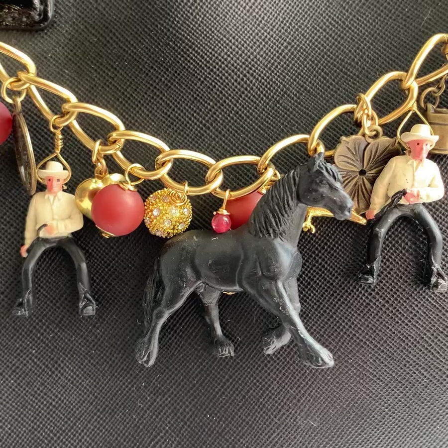 Western Chain Bag Charm