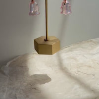 Lenora Dame Daisy Ghost Earrings- Pink