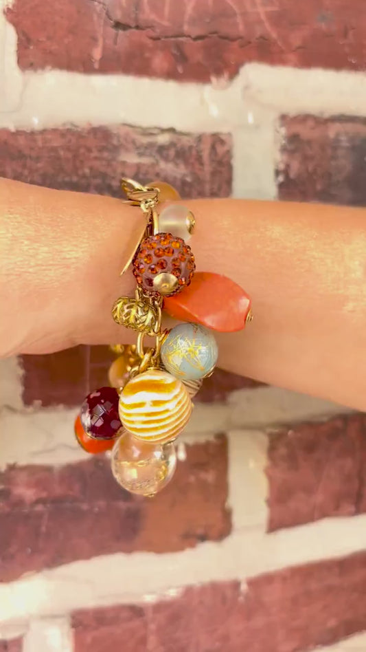 Lenora Dame Cornucopia Charm Bracelet