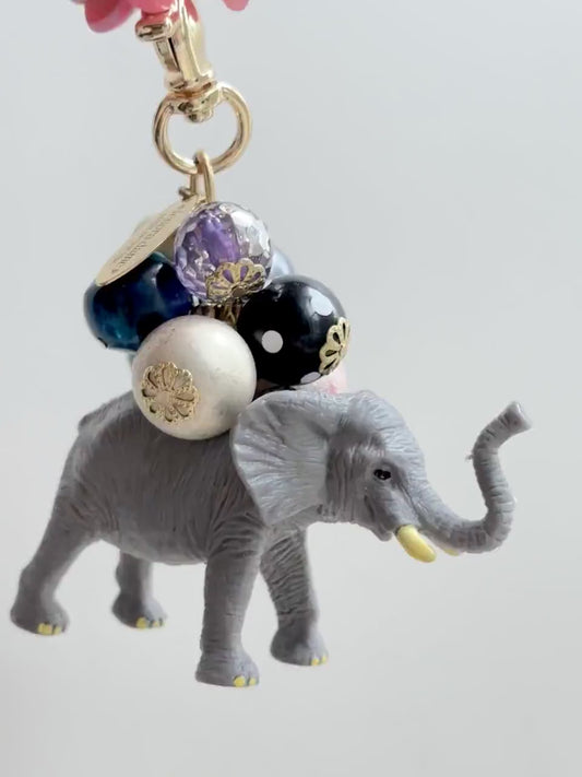 One-Of-A-Kind! Lenora Dame Elephant Bag Charm