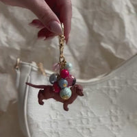 NEW! Lenora Dame Dachshund Bag Charm
