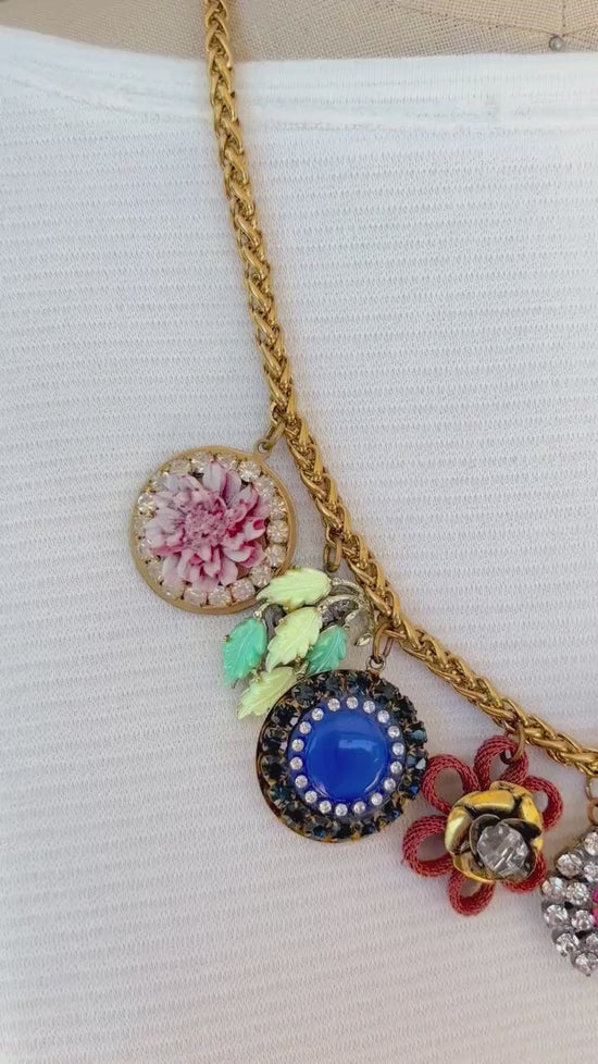 Lenora Dame Vintage Charm Necklace #1 - One-of-a-Kind!