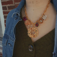 One-of-a-Kind Wreath Charm Necklace