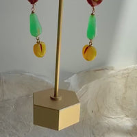 Lenora Dame Glass Fruit Earrings