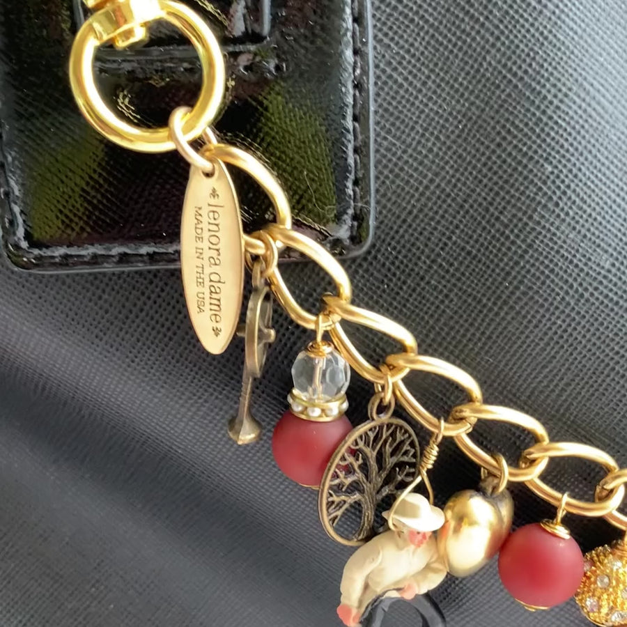 Western Chain Bag Charm