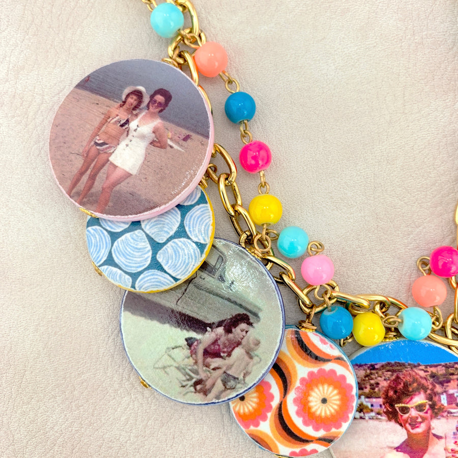 Family Vacation Statement Necklace