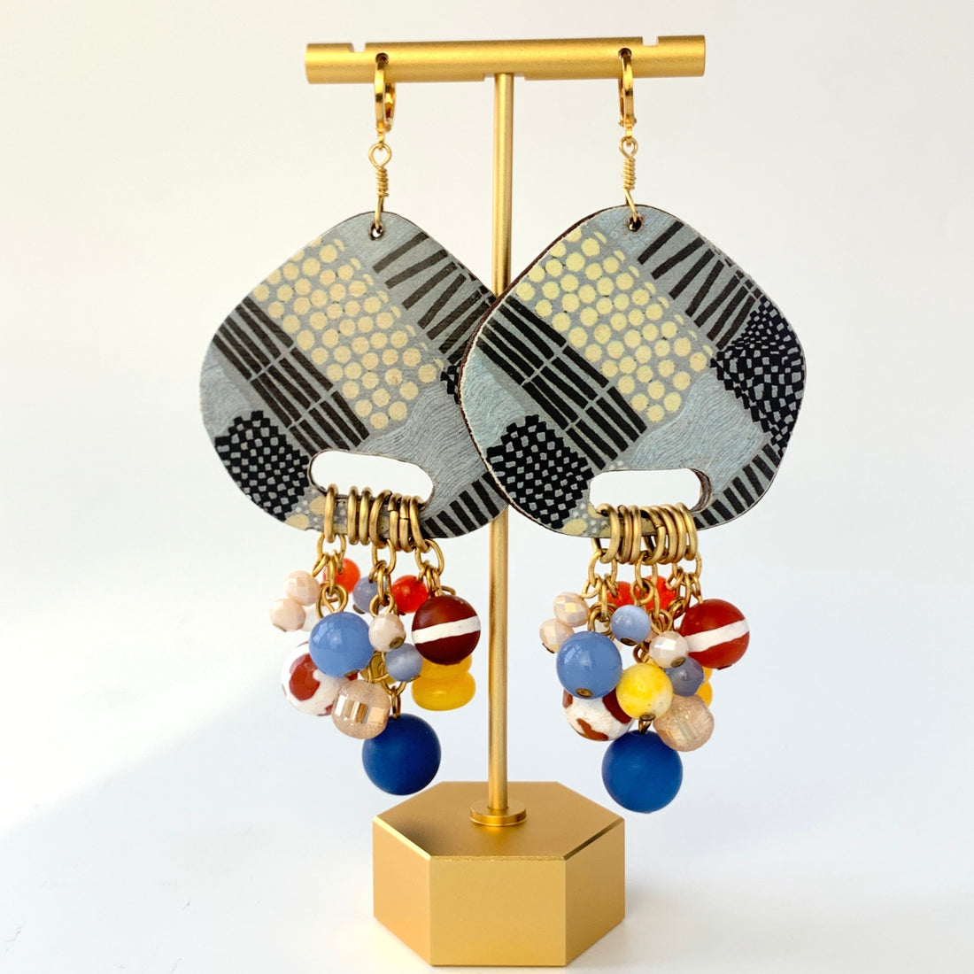 Folk Art Fortune Chandelier Earrings