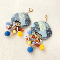 Folk Art Fortune Chandelier Earrings