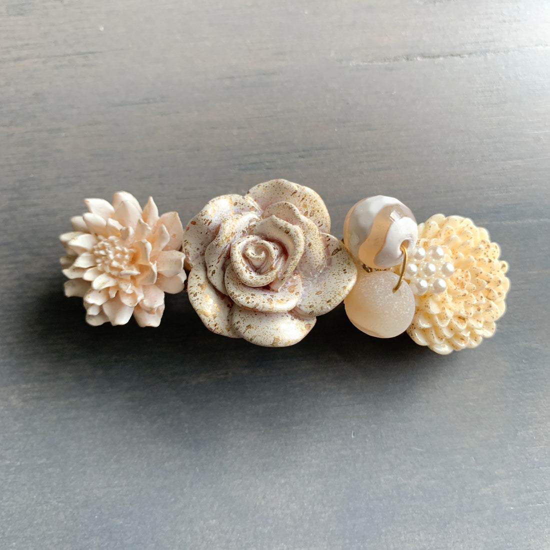 Magnolia Collection Hair Barrette Set