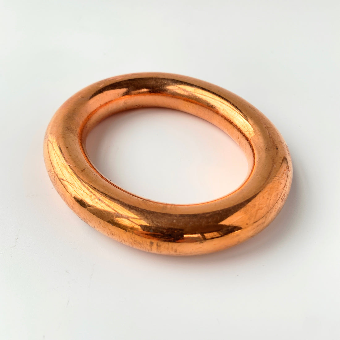Big Chunky Metal Bangle Bracelet