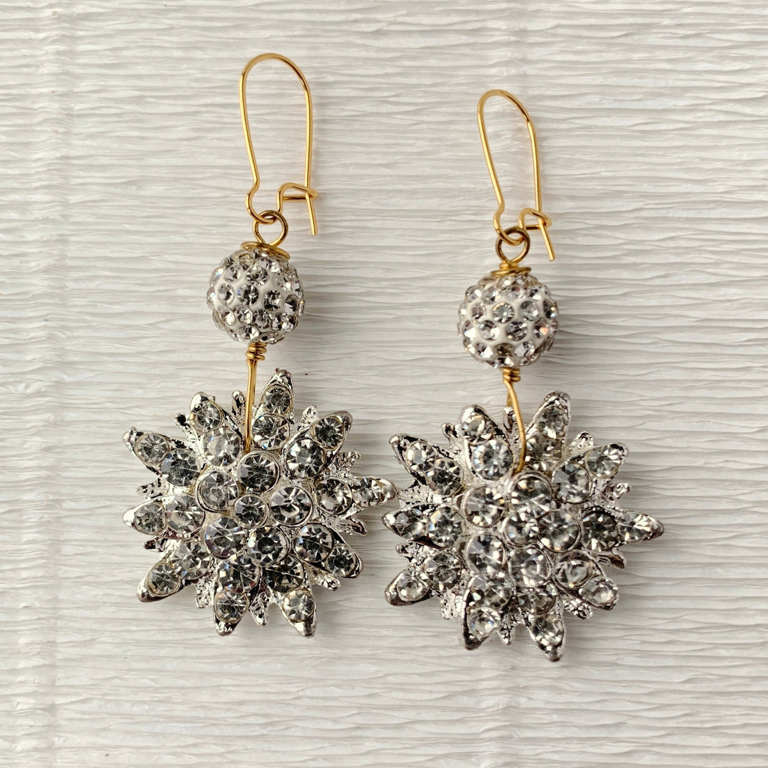 Snow Queen Rhinestone Earrings