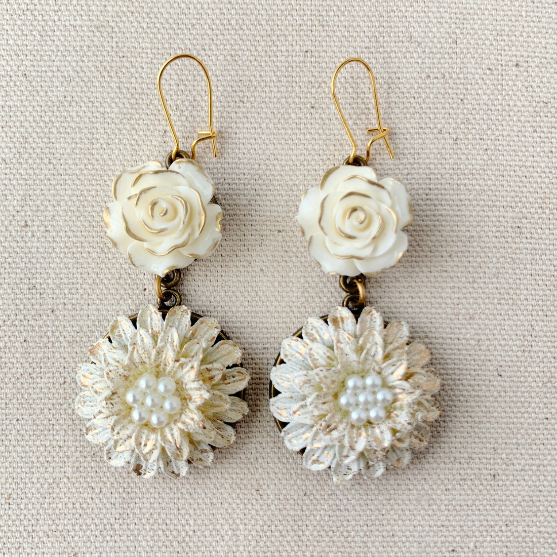 Magnolia Collection Dahlia Drop Earrings