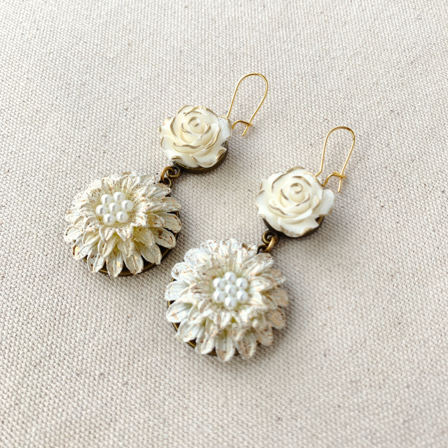 Magnolia Collection Dahlia Drop Earrings