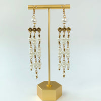 Magnolia Collection Pearl Chandelier Earrings