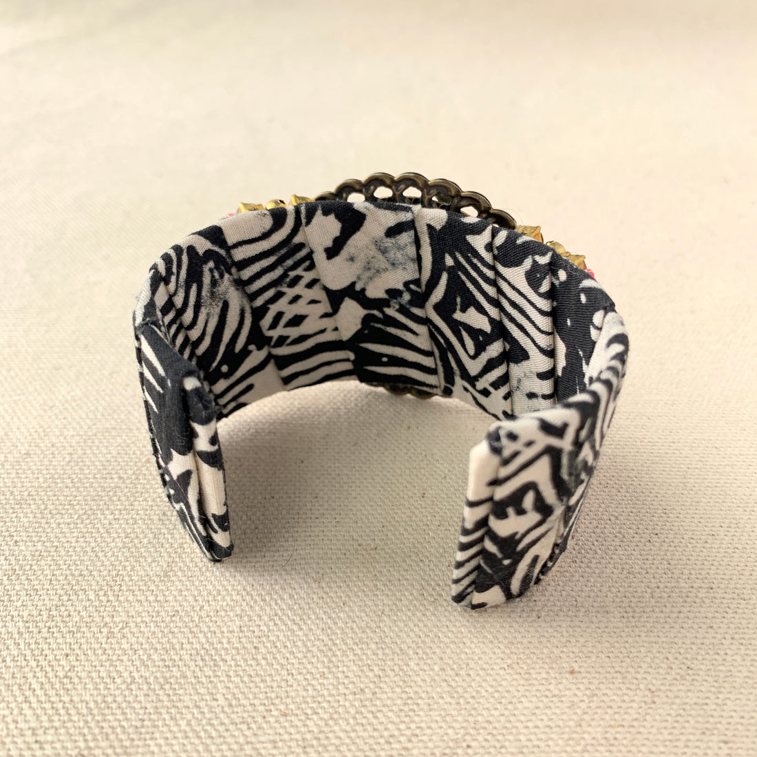 Bee-Kind Wide Cuff Bracelet