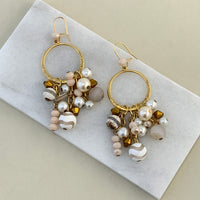 Magnolia Collection Whisper Beaded Chandelier Earrings