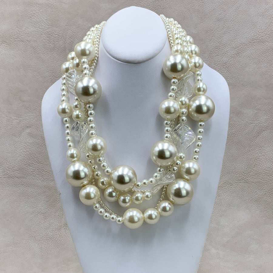 Magnolia Collection Pearl Layered Necklace