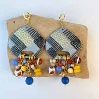 Folk Art Fortune Chandelier Earrings