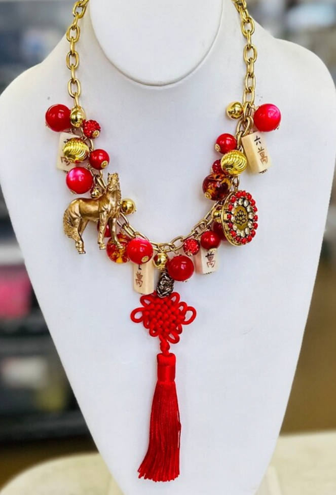 Year of the Horse Statement Necklace