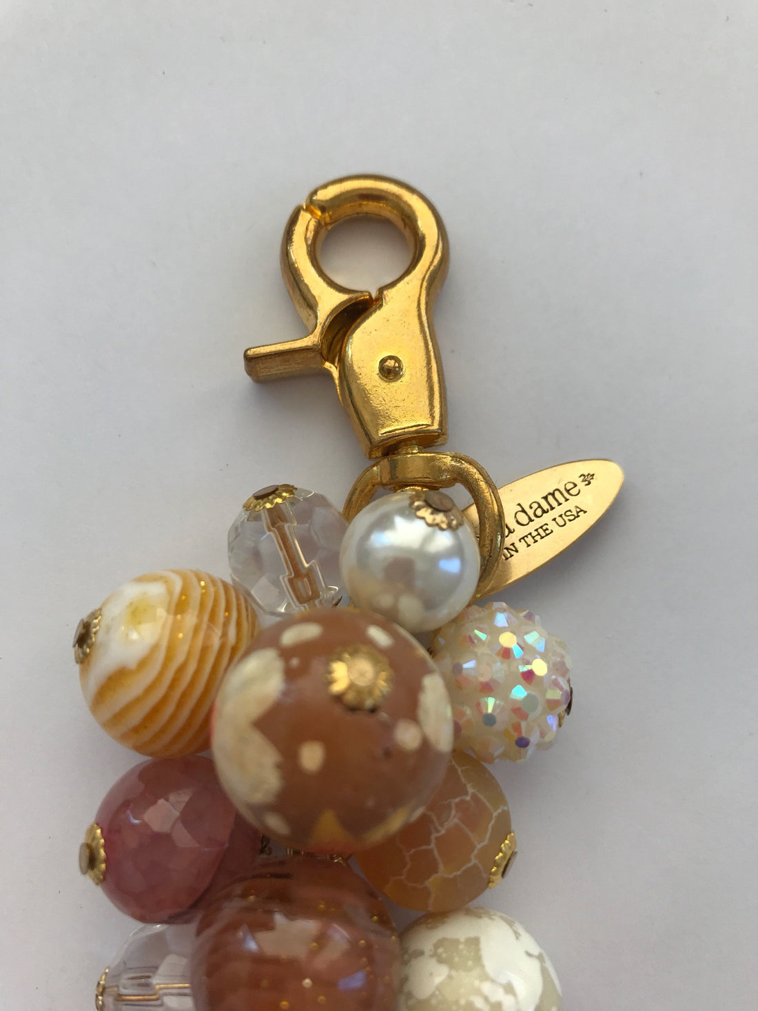Lenora Dame Smiling Emoji Keychain