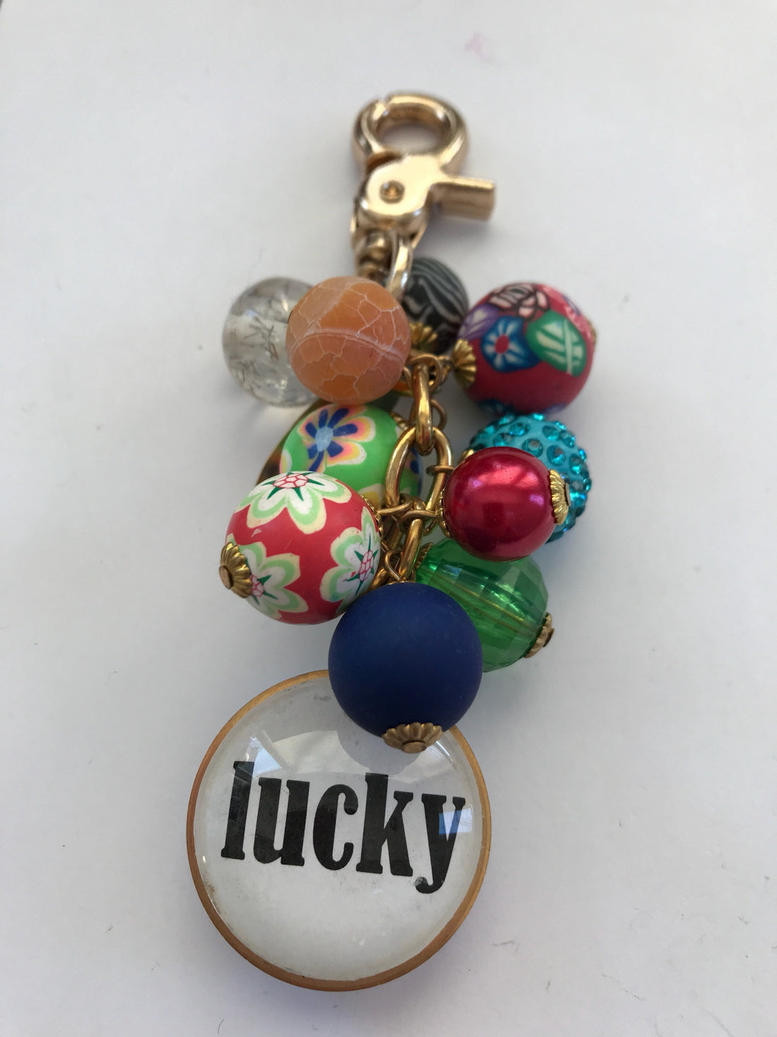 Lenora Dame Lucky Bauble Keychain Charm - Purse Charm