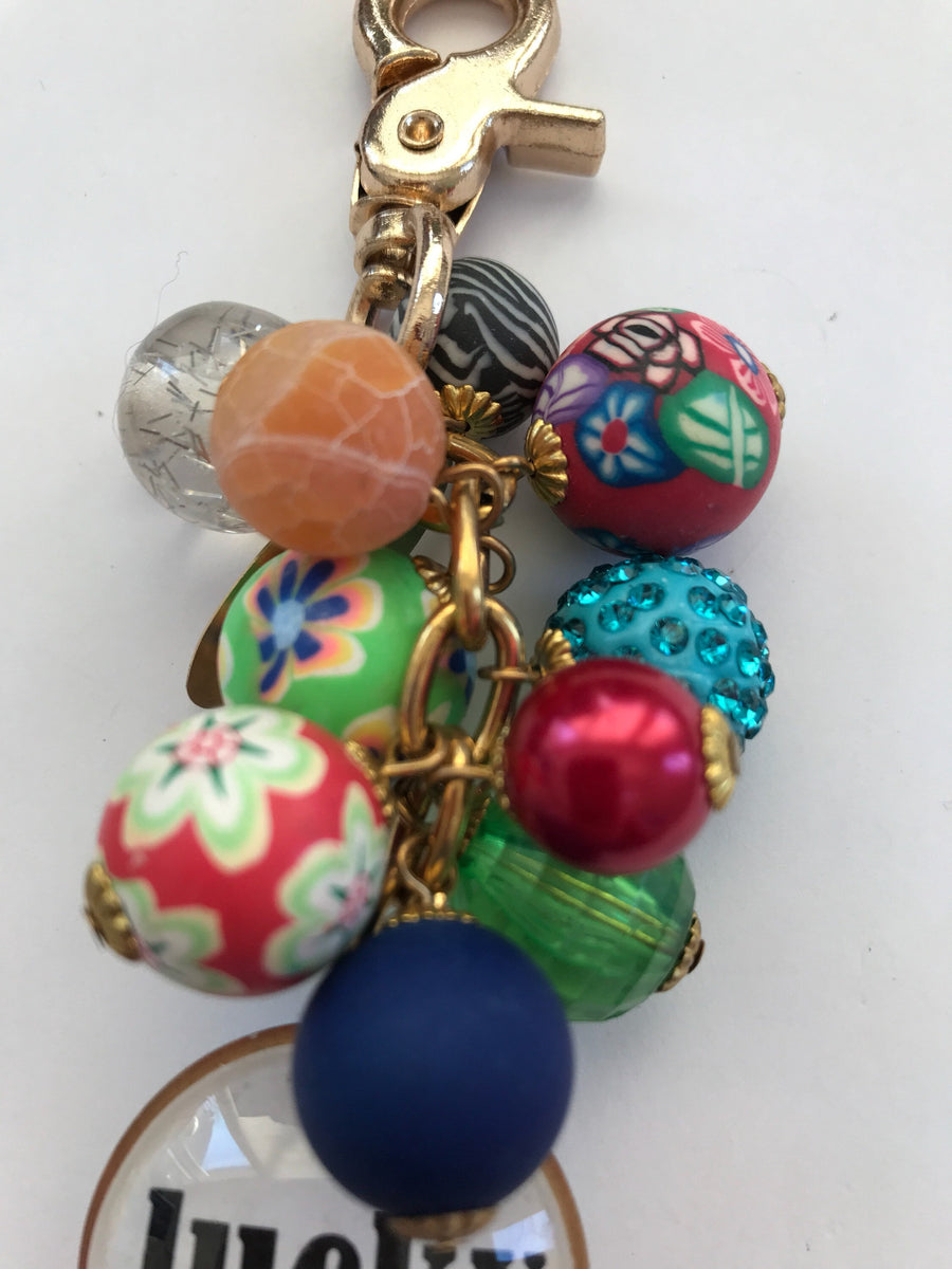 Lenora Dame Lucky Bauble Keychain Charm - Purse Charm