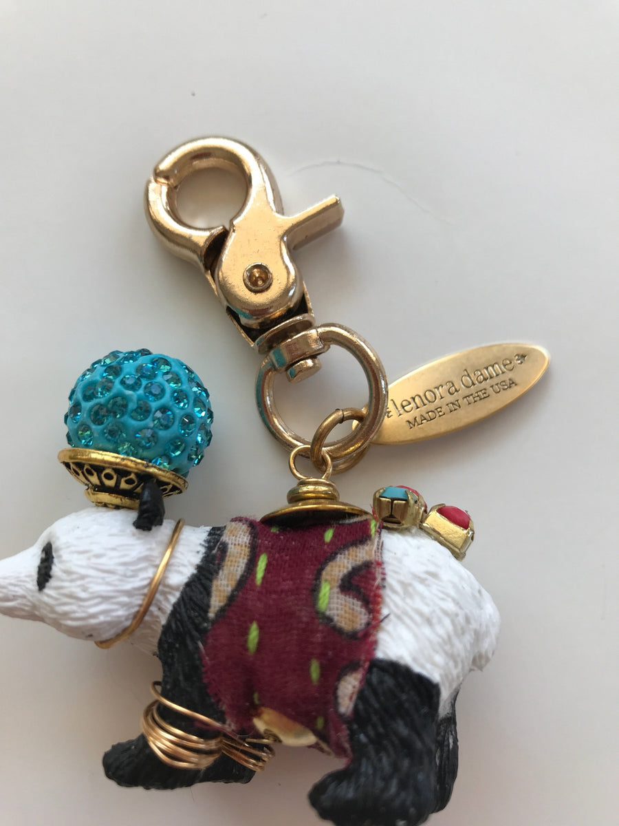 Lenora Dame Panda Keychain Charm