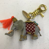 Lenora Dame Embellished Elephant Keychain - Bag Charm
