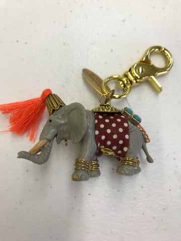 Lenora Dame Embellished Elephant Keychain - Bag Charm
