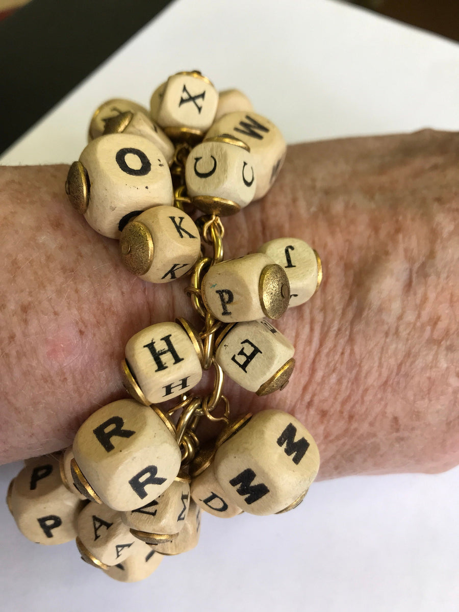 Lenora Dame Chunky Alphabet Bracelet