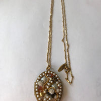 Lenora Dame Collage Locket Necklace