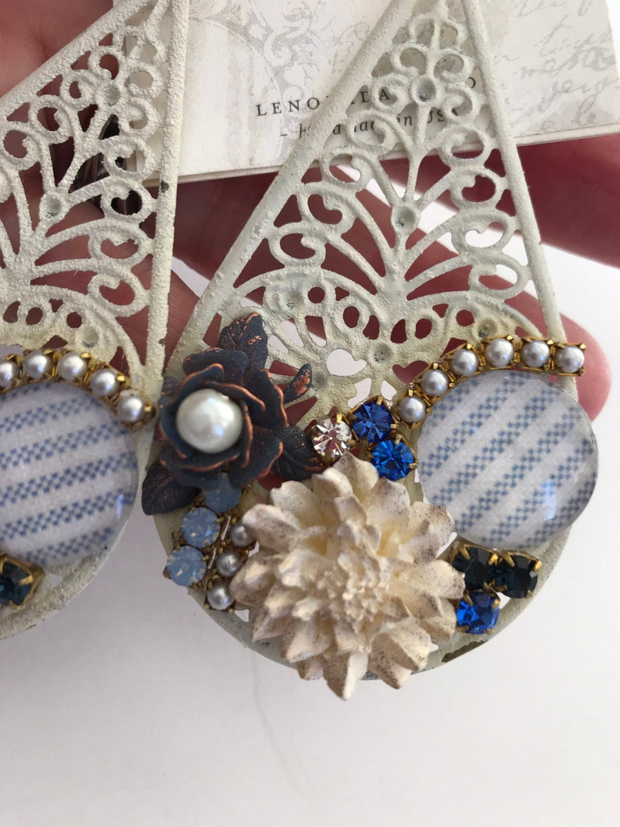 Lenora Dame Filigree Statement Earrings