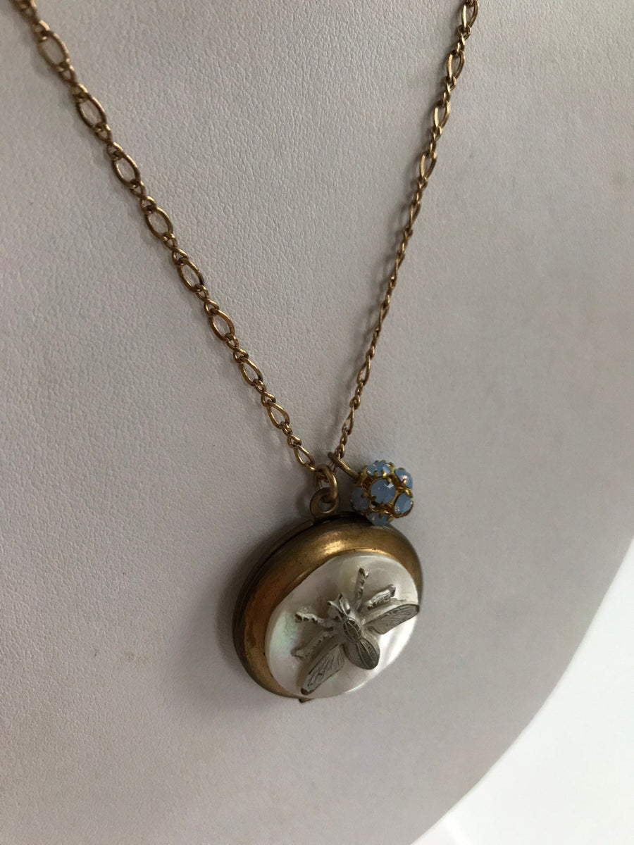 Lenora Dame Spelling Bee Locket Necklace