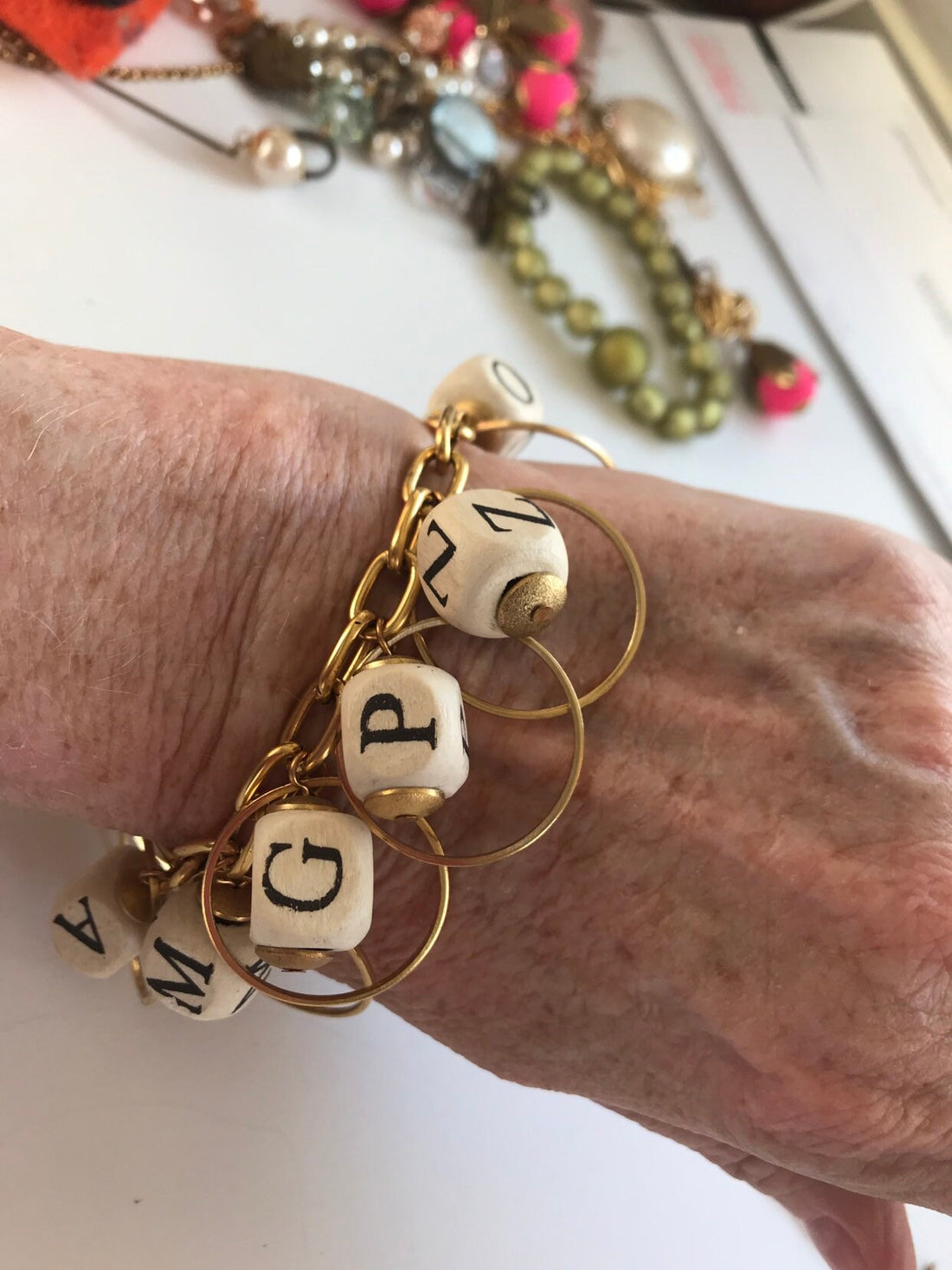 Lenora Dame Lightweight Alphabet Charm Bracelet